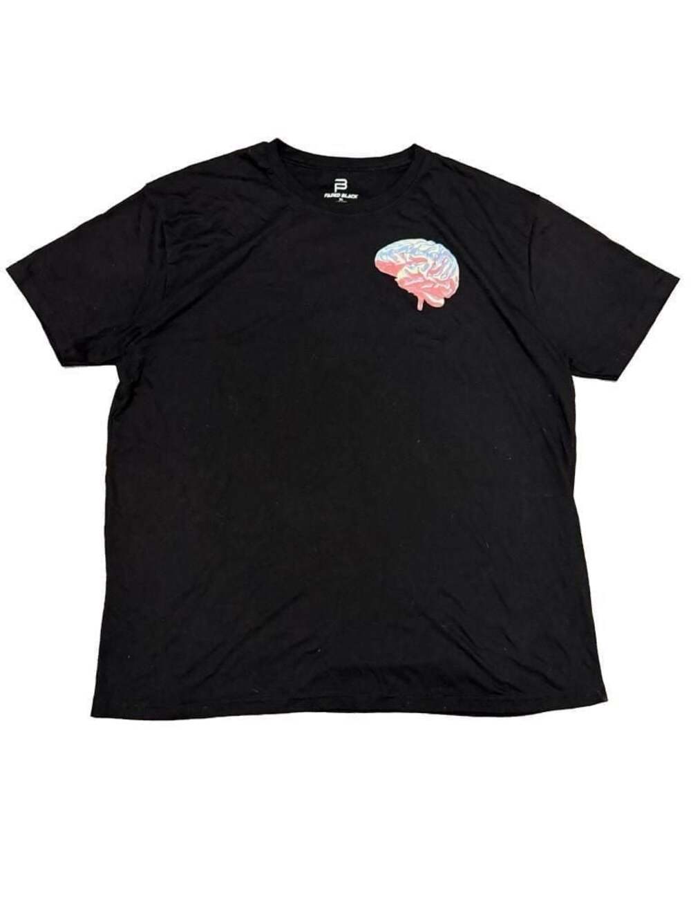 ‘Faded’ Black Release Your Mind Graphic T-Shirt